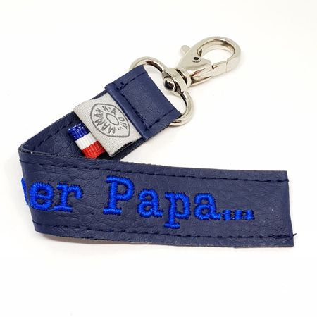 Porte clé Papa en OR