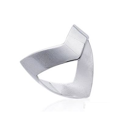 Bague losange top argent