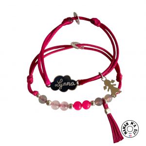 Duo Bracelet nuage et perles