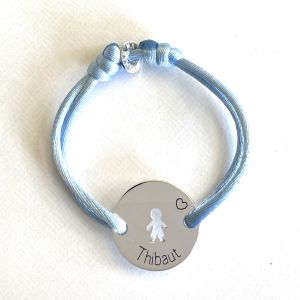 Bracelet fille ou garçon 20 mm sur mesure