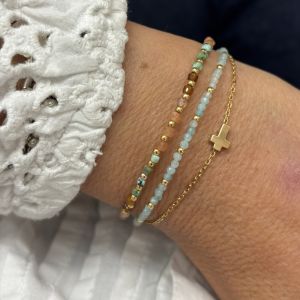 Bracelet  perles 3 en 1