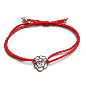 Bracelet fleur camélia