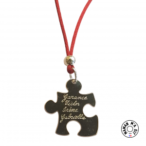 Collier puzzle adulte  35 mm