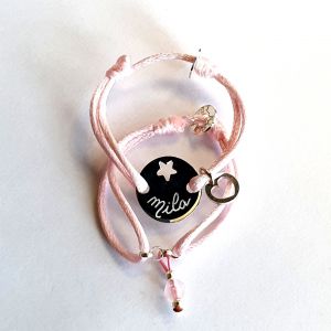 Duo cible etoile 1mini et bracelet perle