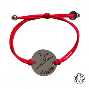 Bracelet danseuse gymnaste jeton  20 mm