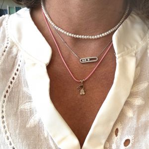 Collier fille ou garçon strass