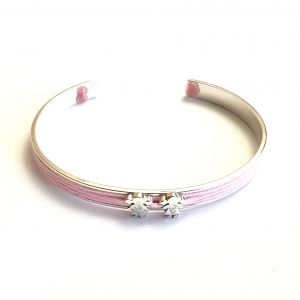 Bracelet jonc personnages perles