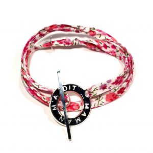 Bracelet Liberty fermoir MMAD 20 mm gravable au dos