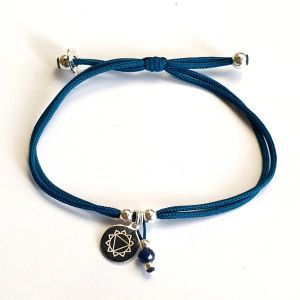 Bracelet Chakra au choix pompon perle