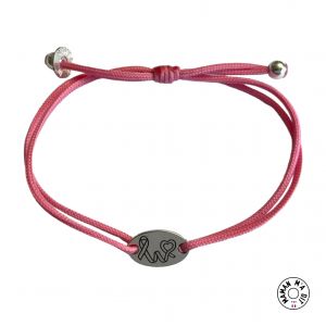 Bracelet octobre rose (30 € reversés à l'association octobre rose)