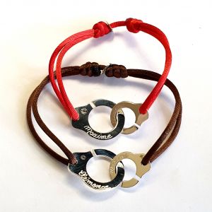 Duo bracelets menottes