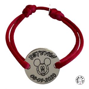 Bracelet mickey jeton 20 mm