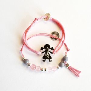 Duo Bracelet fille et perles