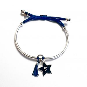 Bracelet demi jonc étoile 15 mm