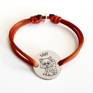 Bracelet panda roux 20 mm