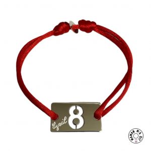 Bracelet numéro au choix de 1 à 31 rectangle