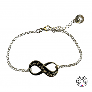 Bracelet gourmette infini