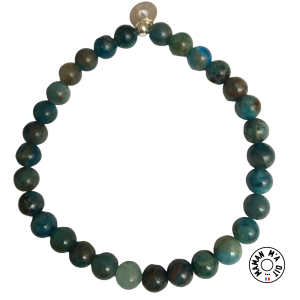 Bracelet perles 6 mm Apatite