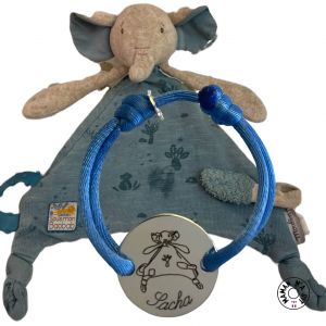 Bracelet doudou de votre enfant  jeton 20 mm