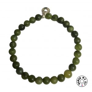 Bracelet perles 6 mm Jade