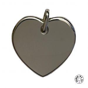 Coeur épais pendentif 20 mm