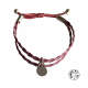 Bracelet simili cuir cadenas au choix