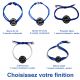 Bracelet lettre au choix 11 mm perles