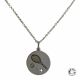 Collier raquette de tennis, pendentif 24 mm