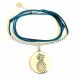 Bracelet ananas cordon 3 tours