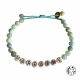 Bracelet marraine perles naturelles (mot au choix)