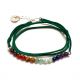 Bracelet 7 chakras perles naturelles