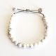 bracelet perles Howlite