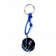 Porte clé médaille ballon de basket 25 mm