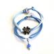 Duo Bracelet trefle et perle