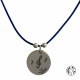 Collier notes de musique pendentif 20 mm