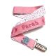 Attache sucette rose liberty