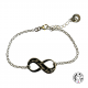 Bracelet gourmette infini