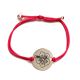 Bracelet fleur hibiscus jeton 20 mm