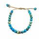 bracelet perles turquoise