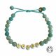 Bracelet maman et perles naturelles (mot au choix)