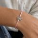 Bracelet 1 fille ou garçon  argent
