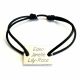 Bracelet homme plaque rectangle 22x35